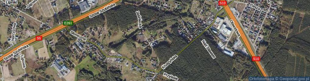 Zdjęcie satelitarne Jesionowa ul.